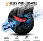 Trolley on Wheels for Sand 200L with Brakes