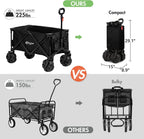 Trolley on Wheels for Sand 200L with Brakes