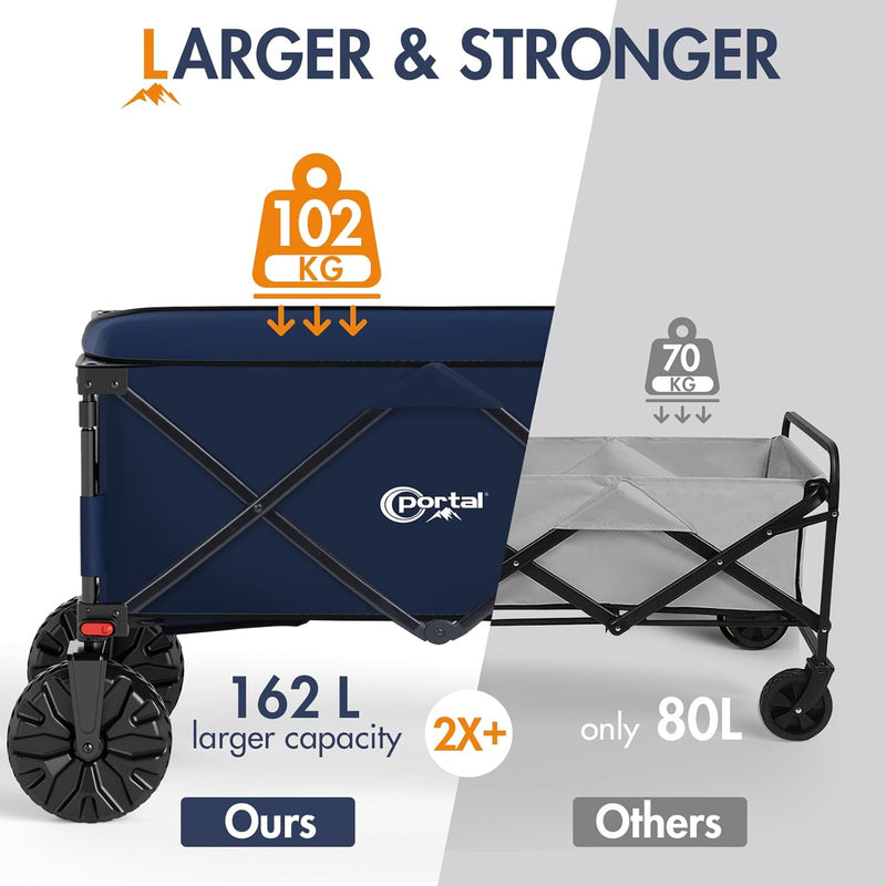 Beach Trolley on Wheels for Sand 200L