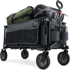 Trolley on Wheels with Adjustable Handle 200L Folding