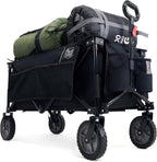 Trolley on Wheels with Adjustable Handle 200L Folding
