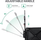 Trolley on Wheels with Brakes 200L Foldable Camping