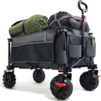 Trolley on Wheels with Brakes 200L Foldable Camping