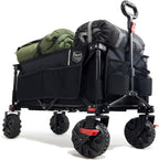Trolley on Wheels with Brakes 200L Foldable Camping