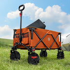 Trolley on Wheels with Brakes 200L Foldable Camping