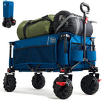 Trolley on Wheels with Brakes 200L Foldable Camping