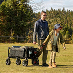 Trolley on Wheels with Brakes 200L Foldable Camping