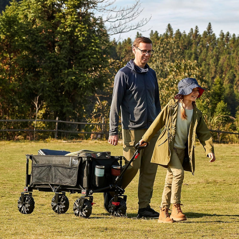 Festival Trolley on Wheels with Brakes 200L Foldable