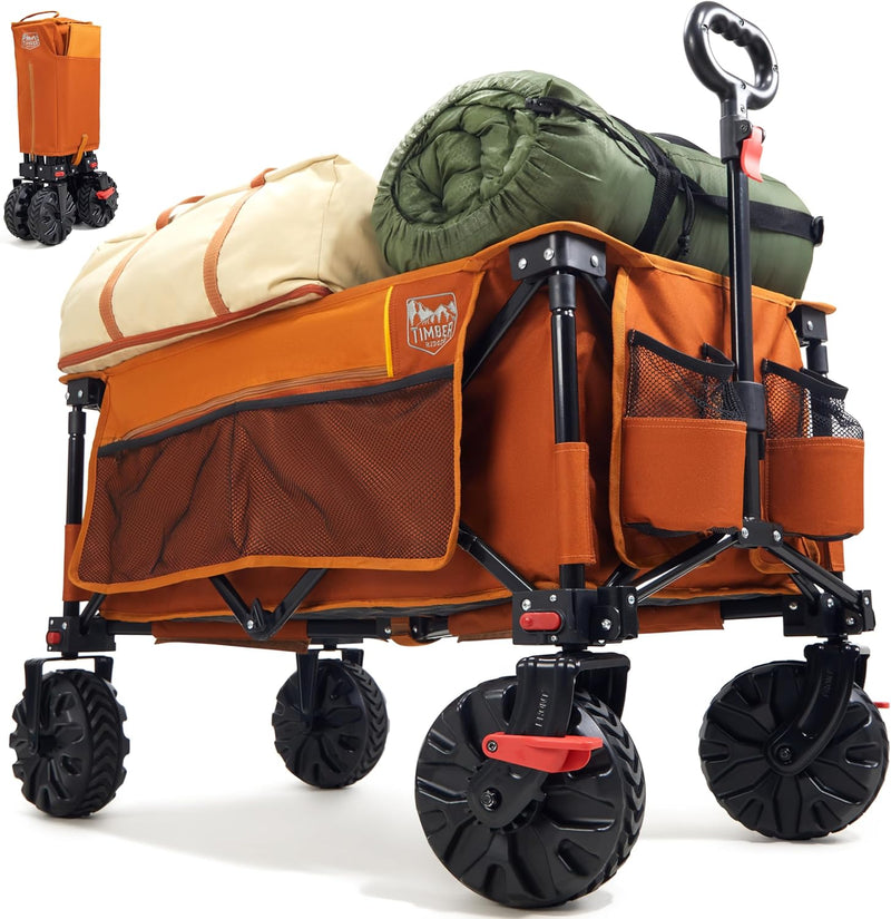 Festival Trolley on Wheels with Brakes 200L Foldable