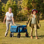 Trolley on Wheels with Brakes 200L Foldable Camping