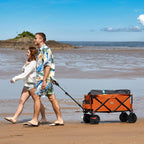 Trolley on Wheels with Brakes 200L Foldable Camping
