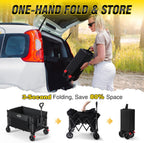 Trolley with Expandable Tailgate 140L