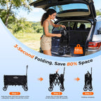 Trolley with Expandable Tailgate 140L