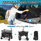 Trolley with Expandable Tailgate 140L