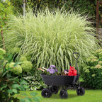 Trolley with Tilt Function Garden Wagon 4 Pneumatic