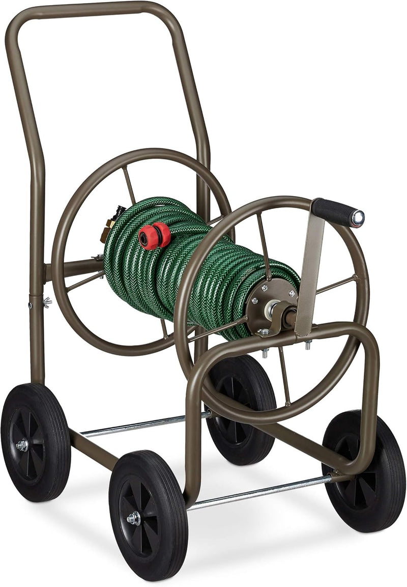 Hose Trolley Xl Mobile Portable Reel Metal