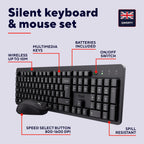 Trust Ymo Ii Silent Wireless Keyboard and Mouse