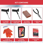 Tubeless Tyre Puncture Repair Kit 7 Pcs Flat