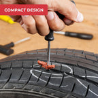 Tubeless Tyre Puncture Repair Kit 7 Pcs Flat