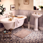 Tudor Bath Taps Traditional Brass Victorian Style Cross (Set of 2)