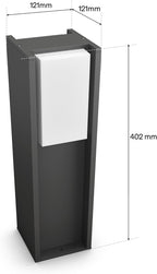 Turaco LED Smart Outdoor Wall Light Works