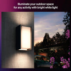 Turaco LED Smart Outdoor Wall Light Works