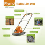 Turbo Lite 250 Electric Hover Lawn Mower W