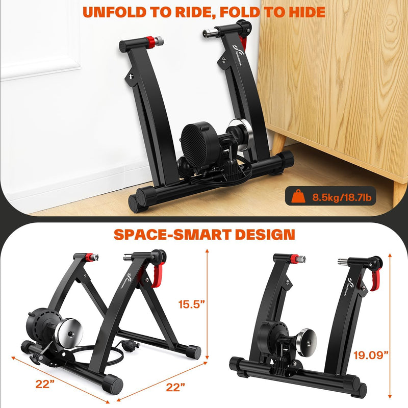 Turbo Trainer Magnetic Stationary Bike for 26-28" 700c