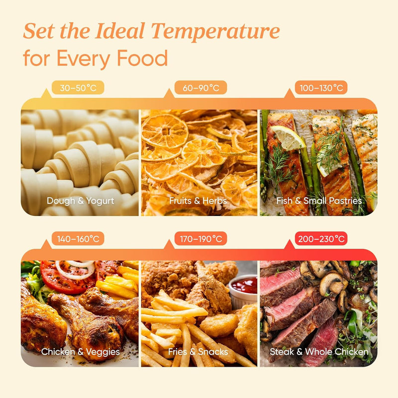 Turboblaze Air Fryer 6L Dc Motor