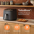 Turboblaze Air Fryer 6L Dc Motor