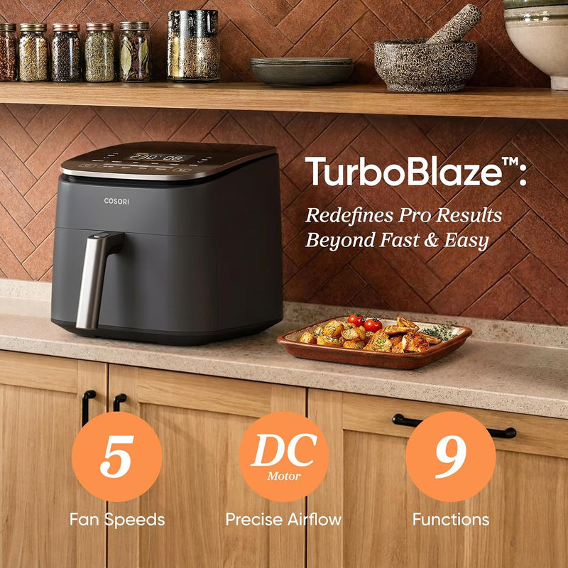 Turboblaze Air Fryer 6L Dc Motor