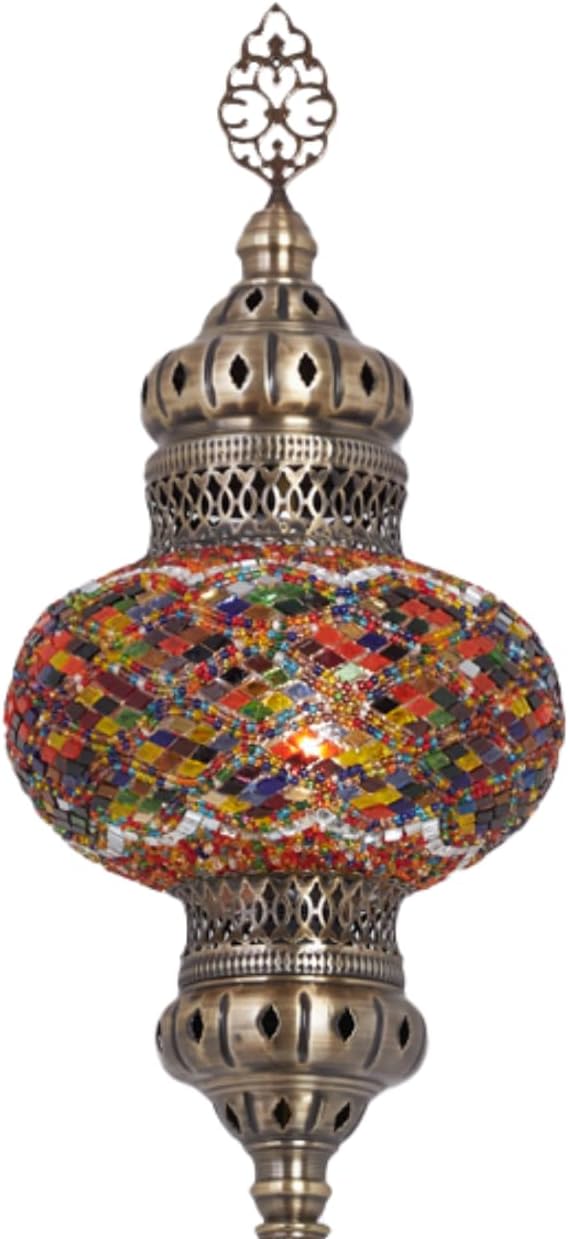Turkish Moroccan Mosaic Boho Bohemian Colourful Handmade Accent