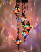 Turkish Moroccan Mosaic Chandelier Lamp Handmade Hanging Ceiling