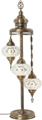 Turkish Moroccan Mosaic Floor and Table Lamp Boho