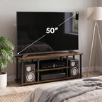 Turn-N-Tube 3-Tier Tool-Free TV Stand Oak