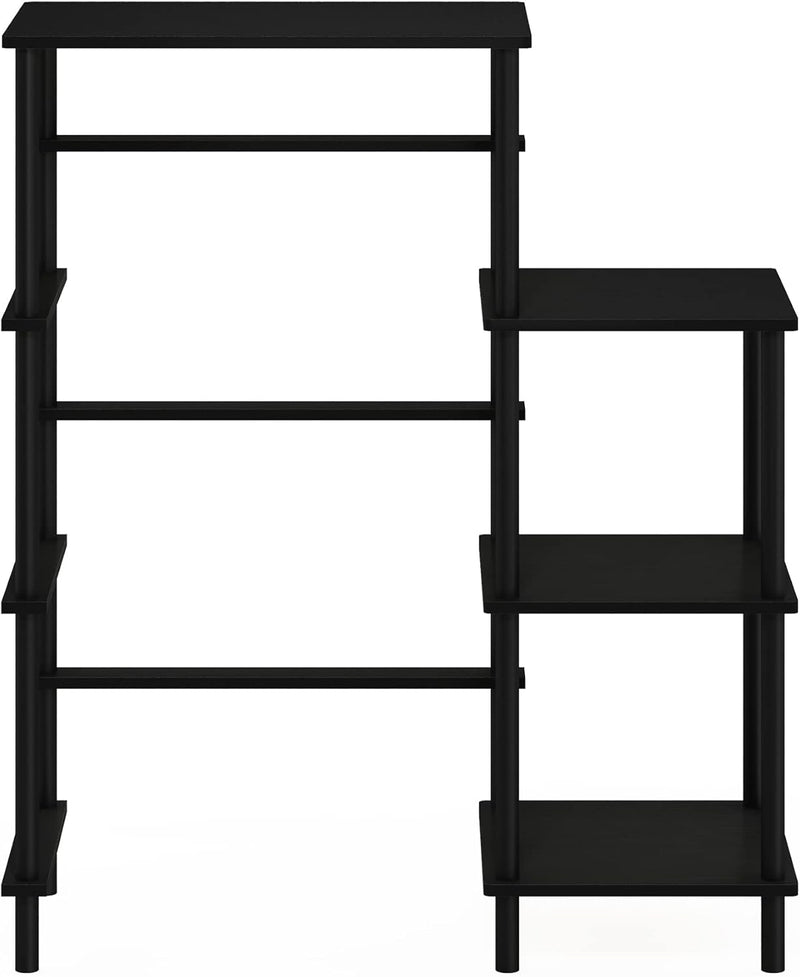 Turn-N-Tube Bakers Rack with Wheels 4-Tier Kitchen Storage