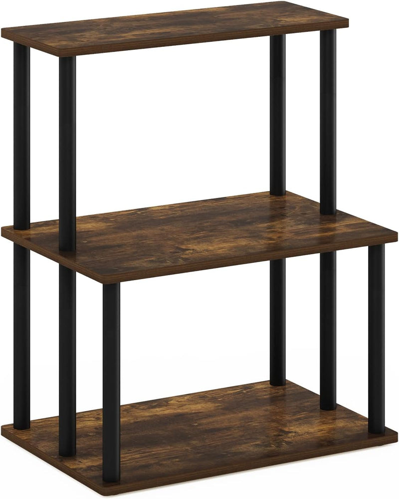 Turn-N-Tube Bakers Rack with Wheels 4-Tier Kitchen Storage