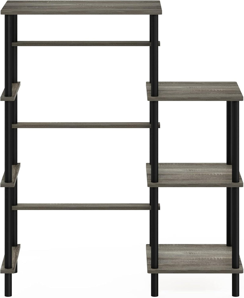 Turn-N-Tube Bakers Rack with Wheels 4-Tier Kitchen Storage