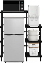 Turn-N-Tube Bakers Rack with Wheels 4-Tier Kitchen Storage