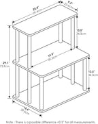 Turn-N-Tube Bakers Rack with Wheels 4-Tier Kitchen Storage