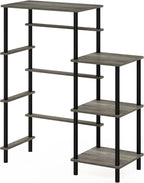 Turn-N-Tube Bakers Rack with Wheels 4-Tier Kitchen Storage