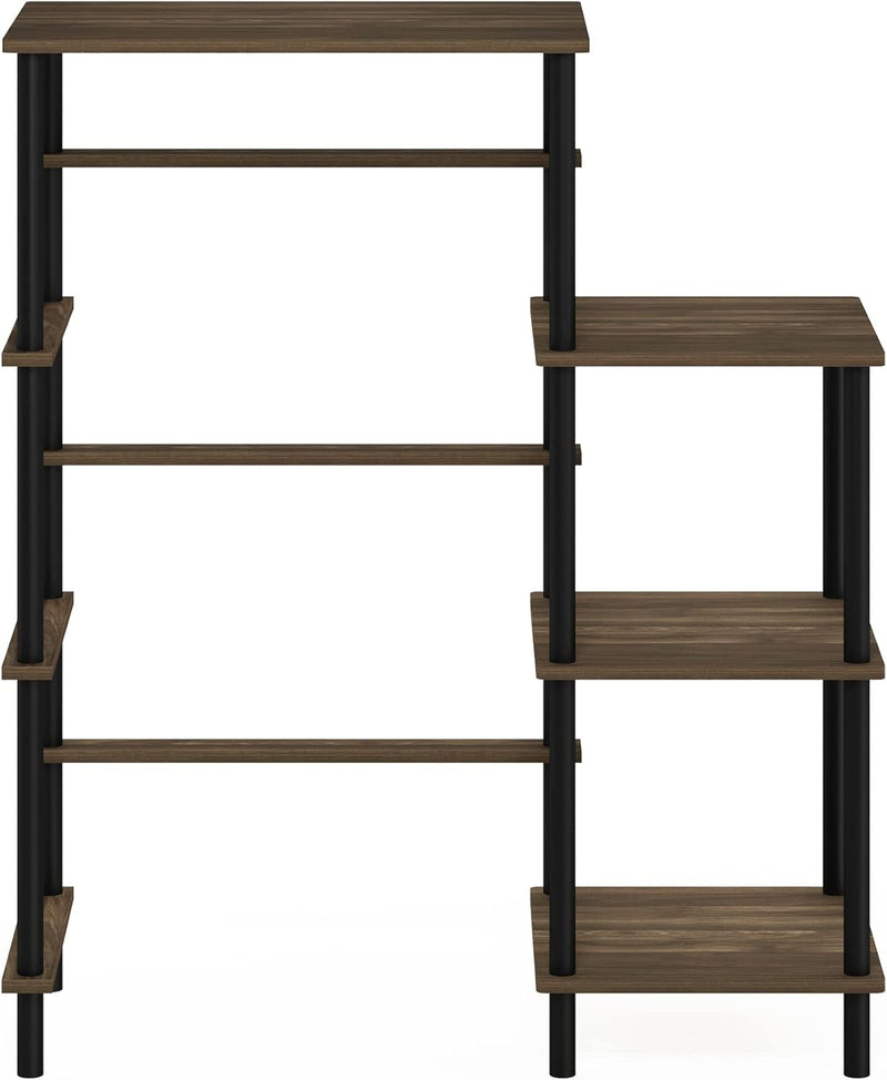Turn-N-Tube Bakers Rack with Wheels 4-Tier Kitchen Storage