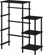 Turn-N-Tube Bakers Rack with Wheels 4-Tier Kitchen Storage