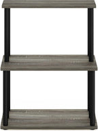 Turn-N-Tube Bakers Rack with Wheels 4-Tier Kitchen Storage