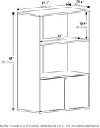 Turn-N-Tube Bakers Rack with Wheels 4-Tier Kitchen Storage