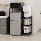Turn-N-Tube Bakers Rack with Wheels 4-Tier Kitchen Storage