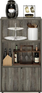 Turn-N-Tube Bakers Rack with Wheels 4-Tier Kitchen Storage