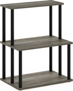 Turn-N-Tube Bakers Rack with Wheels 4-Tier Kitchen Storage