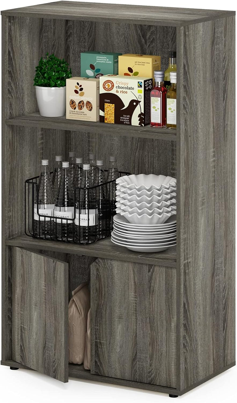 Turn-N-Tube Bakers Rack with Wheels 4-Tier Kitchen Storage