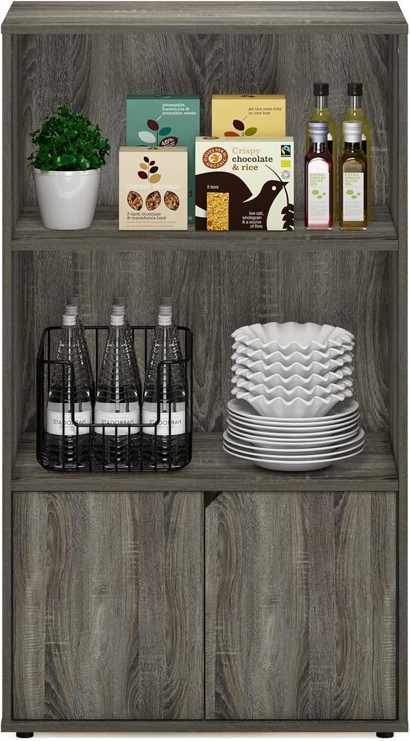 Turn-N-Tube Bakers Rack with Wheels 4-Tier Kitchen Storage